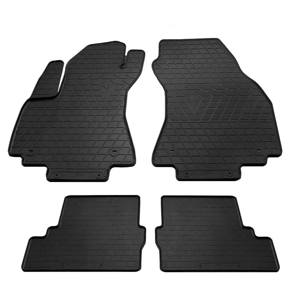 Rubber mats (4 PCs, Premium Stingray) for Opel Zafira A 1998-2005 - Reelken Auto