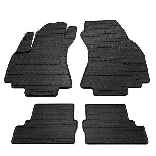 Rubber mats (4 PCs, Premium Stingray) for Opel Zafira A 1998-2005 - Reelken Auto