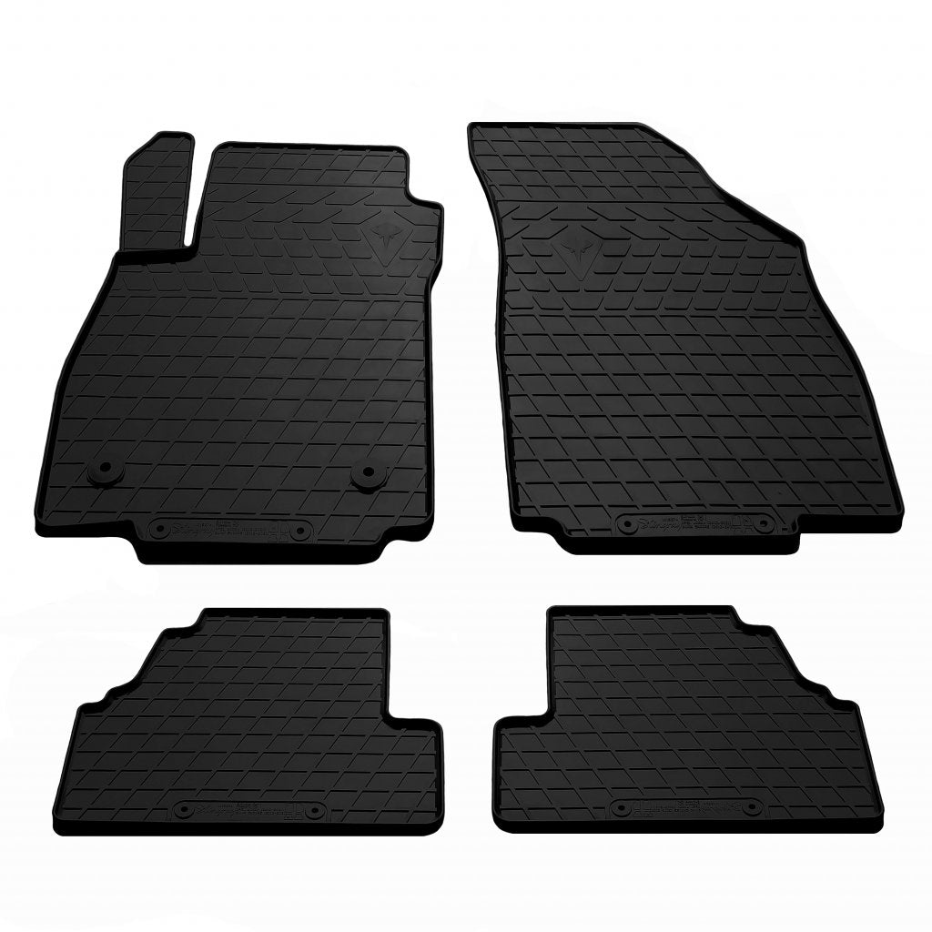 Rubber Floor Mats (4 pcs, Stingray Premium) for Opel Mokka 2012-2021 - image 1