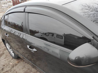 Visors SD (4 pcs, Sunplex Sport) for Volkswagen Passat B6 2006-2012 - Reelken Auto