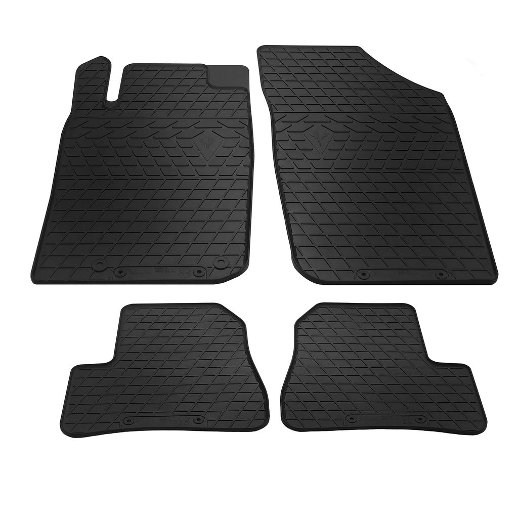 Rubber Floor Mats (4 pcs, Stingray Premium) for Peugeot 206 1998-2024 - image 1