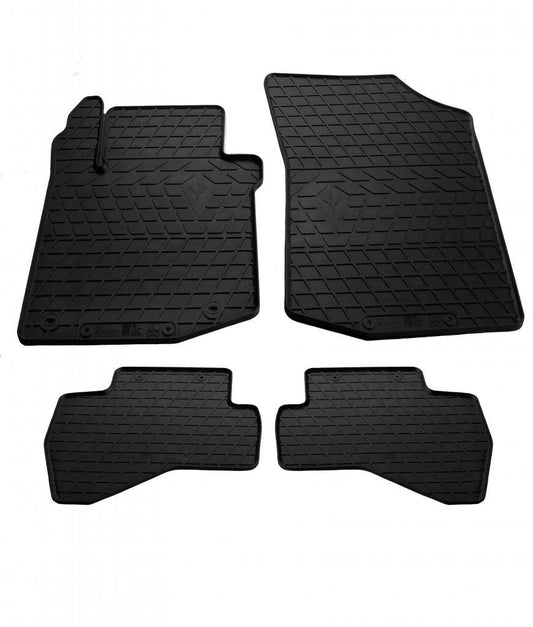 Rubber mats (4 PCs, Premium Stingray) for Citroen C-1 2005-2014 - Reelken Auto