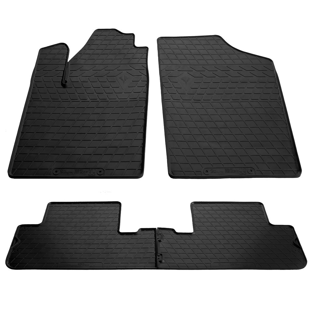 Rubber Floor Mats (Stingray) for Peugeot Partner 1996-2008 - image 2