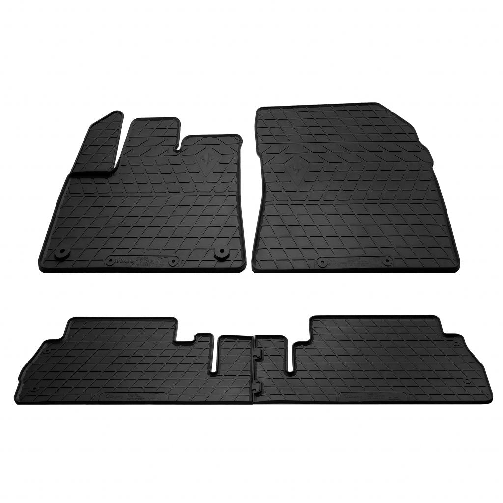 Rubber Floor Mats Stingray (4 pcs, Clip CP2) for Peugeot Partner/Rifter 2019- - image 3
