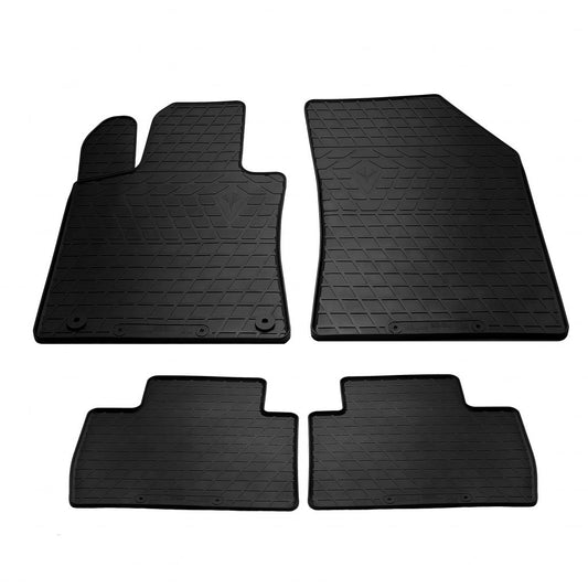 Rubber Floor Mats (4 pcs, Stingray Premium) for Peugeot 508 2018- - image 1