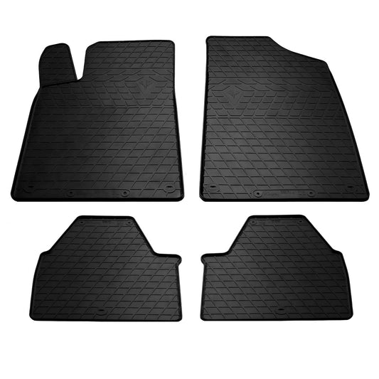 Rubber Floor Mats (4 pcs, Stingray Premium) for Peugeot 607 1999-2010 - image 1