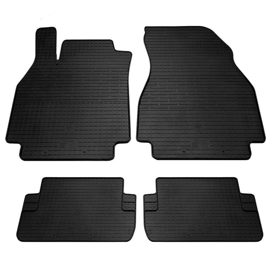 Rubber mats (4 pcs, Stingray Premium) for Renault Megane II 2004-2009 - Reelken Auto