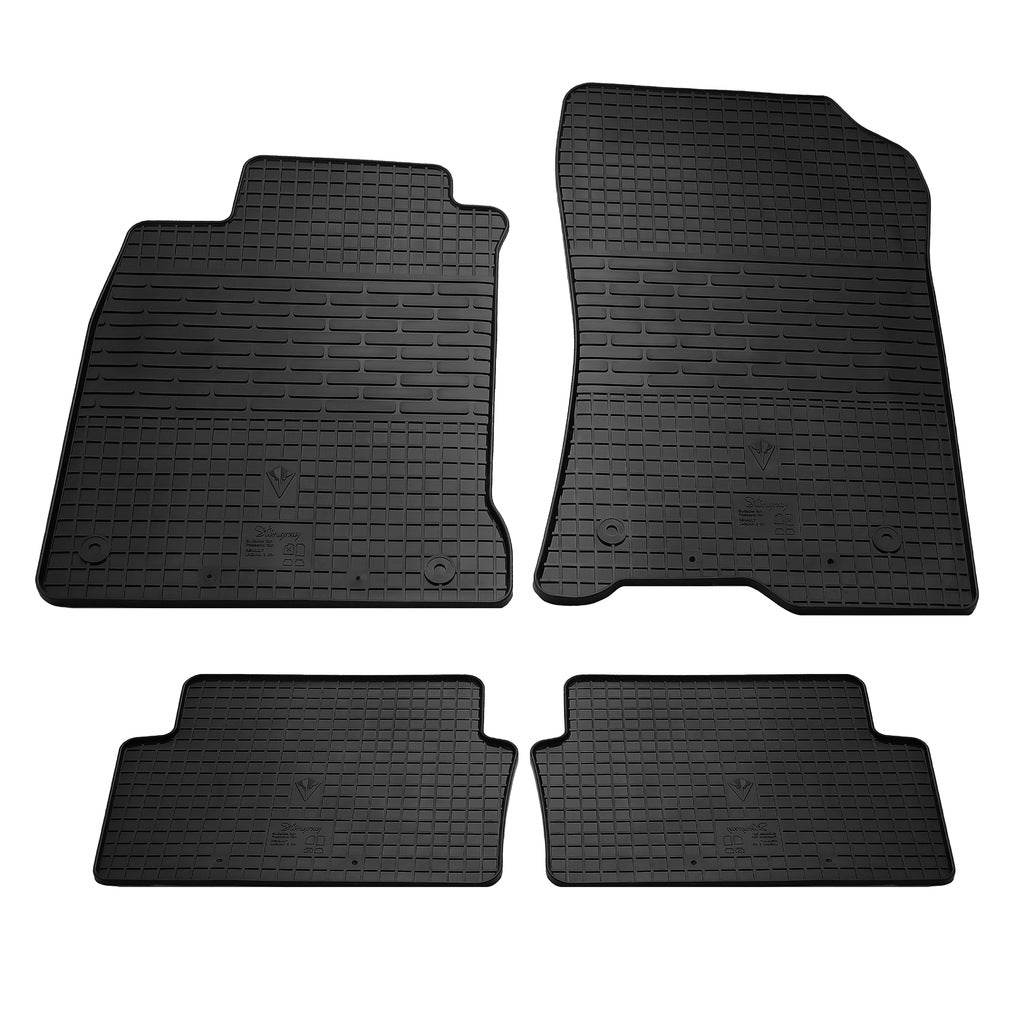 Rubber mats (4 PCs, Premium Stingray) for Renault Laguna 2007-2015 - Reelken Auto