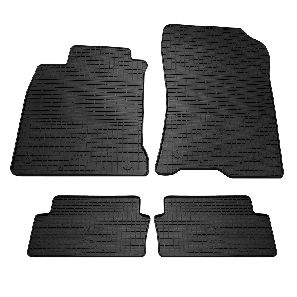 Rubber Floor Mats (4 pcs, Stingray Premium) for Renault Laguna 2007-2015 - image 1