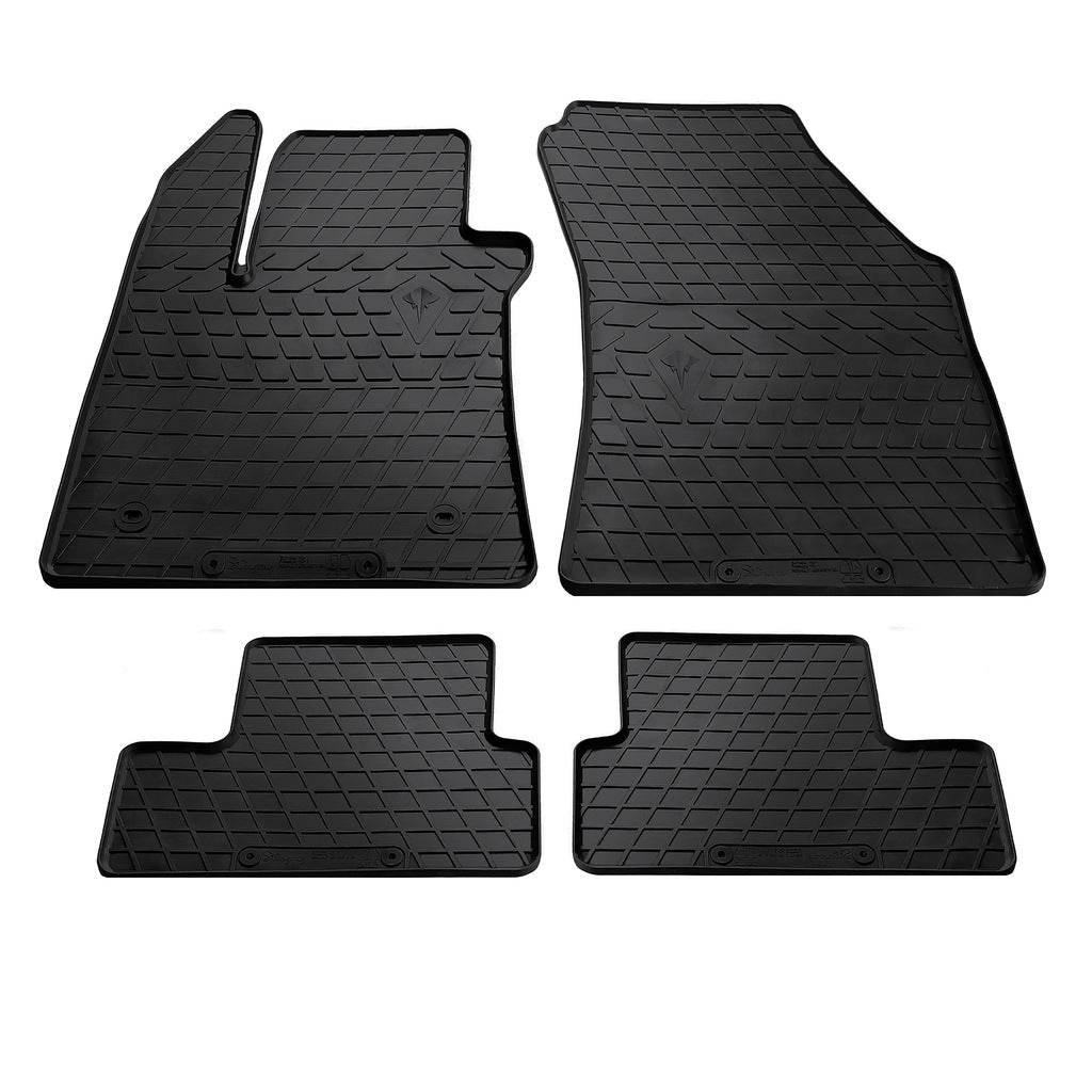 Rubber mats (4 PCs, Premium Stingray) for Renault Megane IV 2016-2025 - Reelken Auto