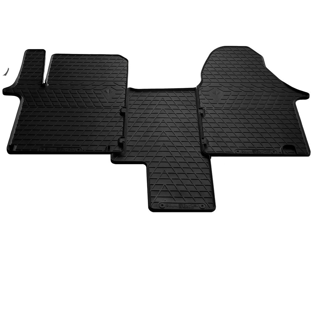 Rubber Floor Mats (3 pcs, Stingray) for Renault Trafic 2001–2015 - image 3