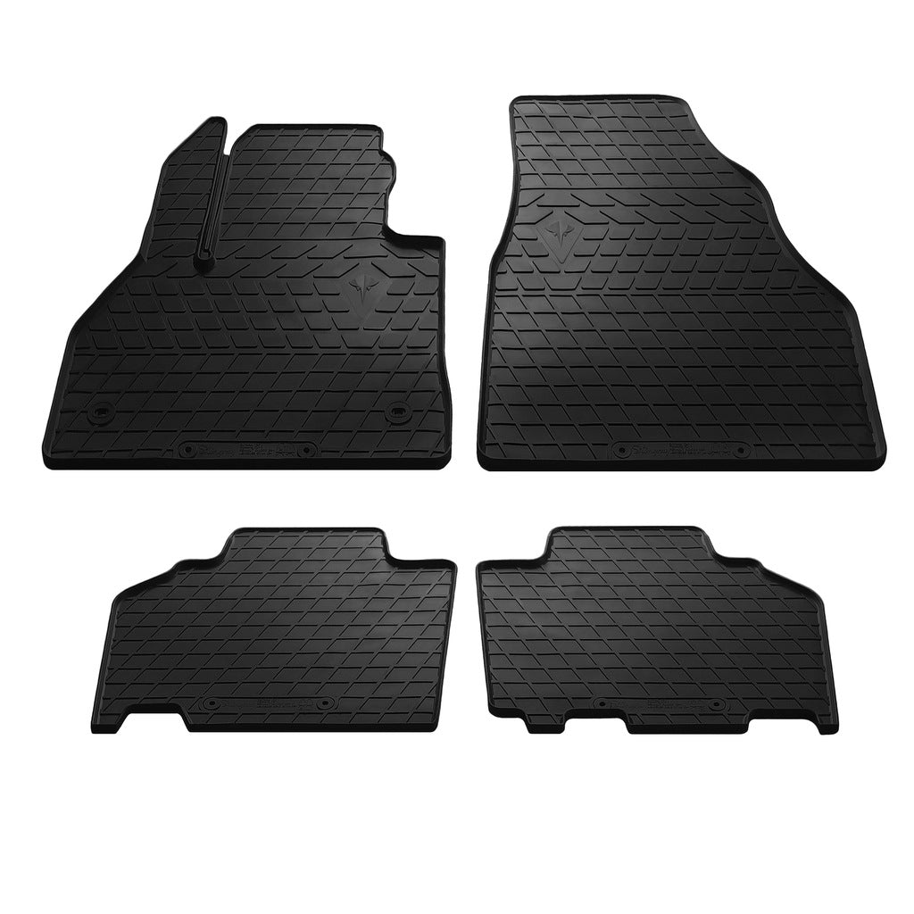 Rubber Floor Mats (4 pcs, Stingray Premium) for Mercedes Citan 2013-2021 - image 2