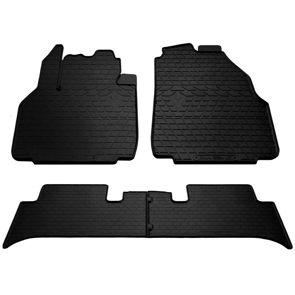 Rubber mats (4 pcs, Stingray Premium) for Renault Scenic/Grand 2003-2009 - Reelken Auto