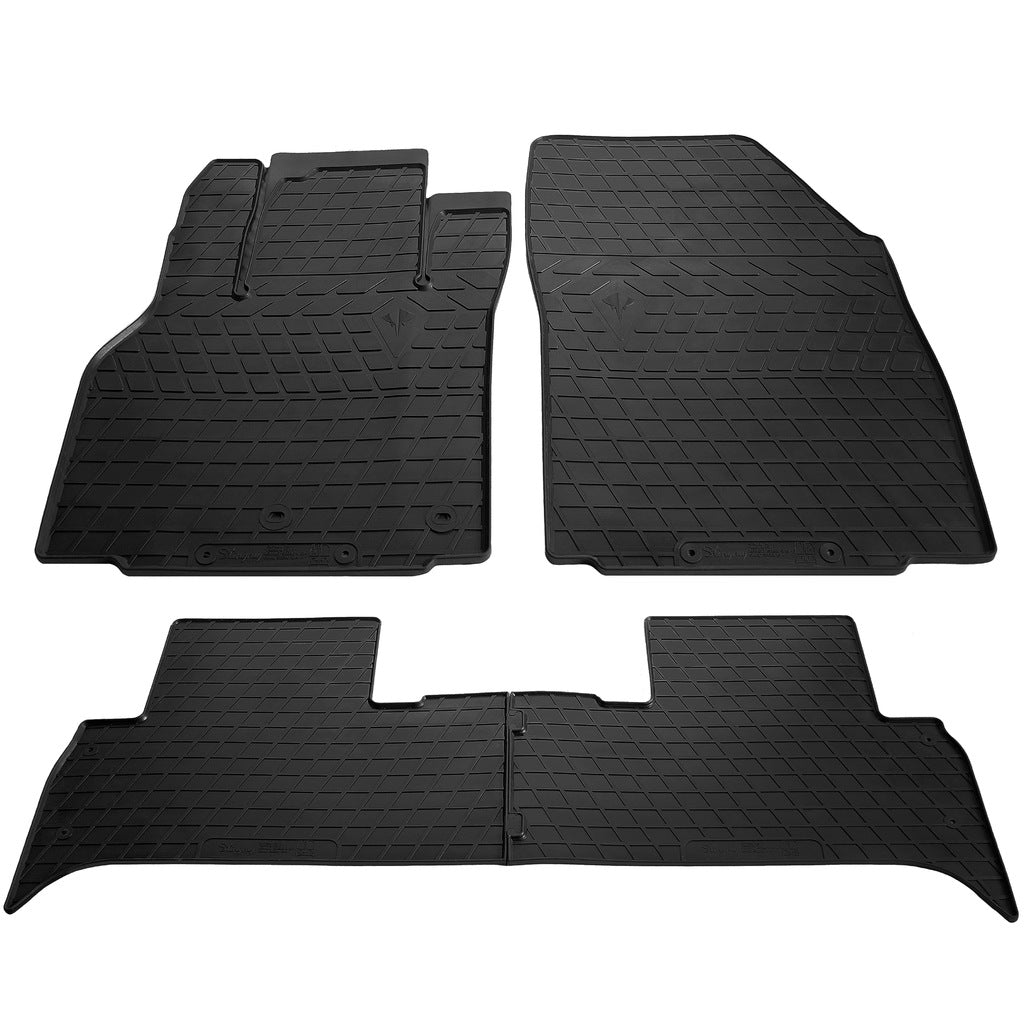 Rubber Floor Mats (4 pcs, Stingray Premium) for Renault Scenic/Grand 2009-2016 - image 2