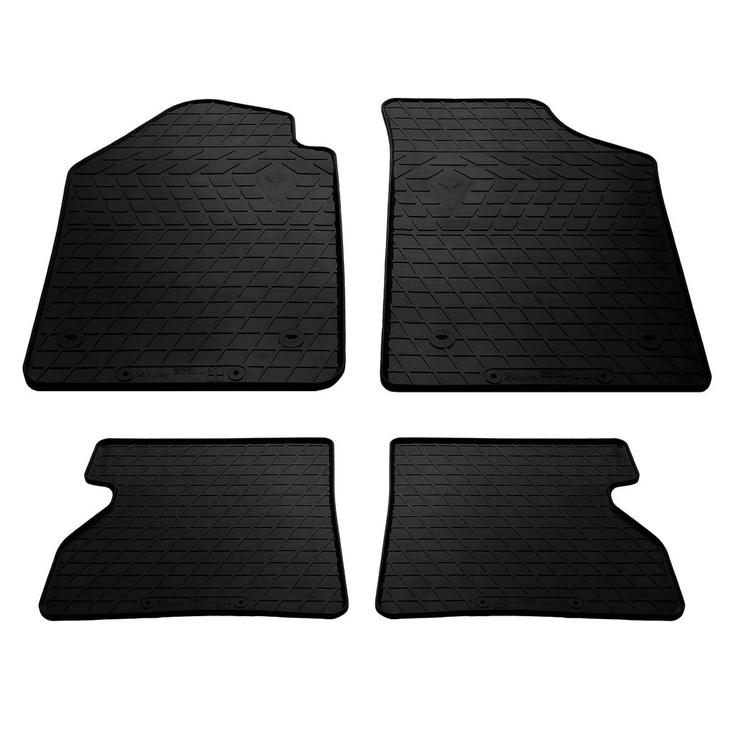 Rubber Floor Mats (Stingray) for Renault Kangoo 1998-2008 - image 2