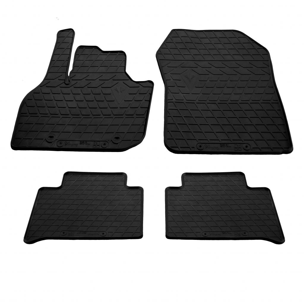 Rubber Floor Mats Stingray for Renault Zoe 2012-2019 - image 1