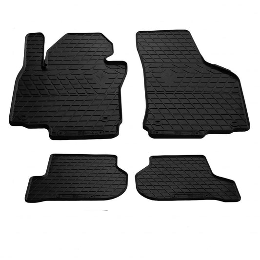 Rubber Floor Mats (4 pcs, Stingray Premium) for Volkswagen Golf 6 2008-2014 - image 1