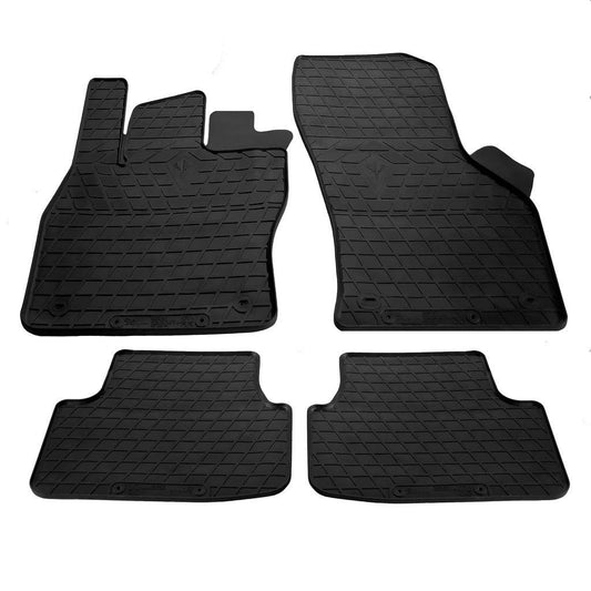 Rubber mats (4 pcs, Stingray Premium) for Skoda Octavia III A7 2013-2019 - Reelken Auto