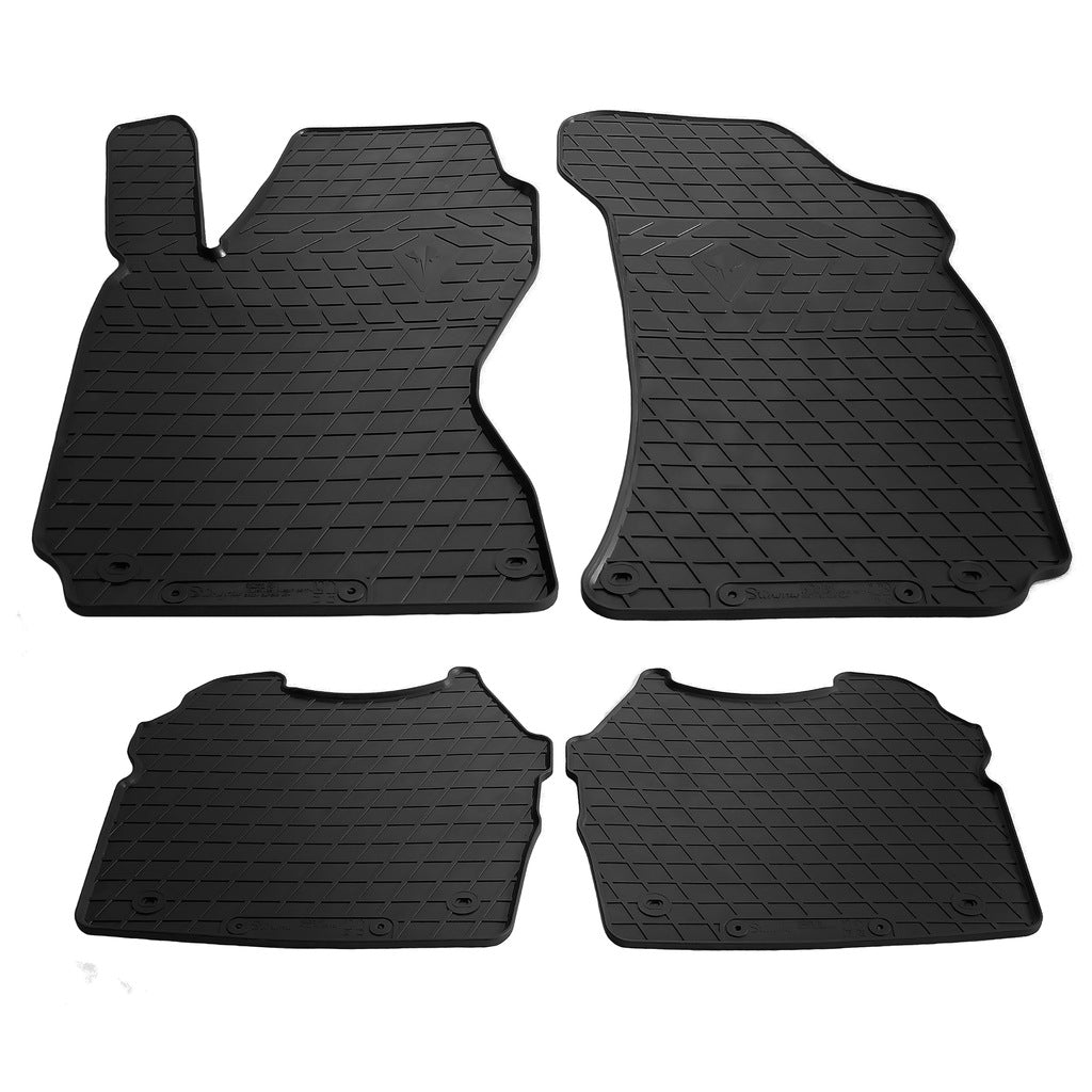 Rubber Floor Mats (4 pcs, Stingray Premium) for Skoda Superb 2001-2009 - image 1