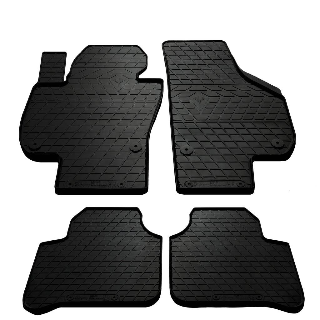 Rubber mats (4 pcs, Stingray Premium) for Skoda Superb 2009-2015 - Reelken Auto