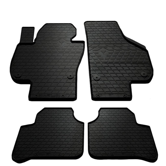 Rubber mats (4 pcs, Stingray Premium) for Skoda Superb 2009-2015 - Reelken Auto