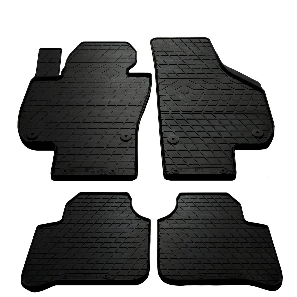 Rubber Floor Mats (4 pcs, Stingray Premium) for Skoda Superb 2009-2015 - image 1