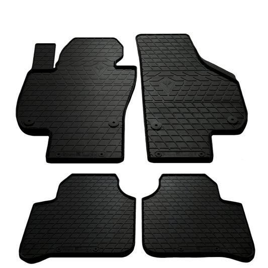 Rubber Floor Mats (4 pcs, Stingray Premium) for Skoda Superb 2009-2015 - image 1