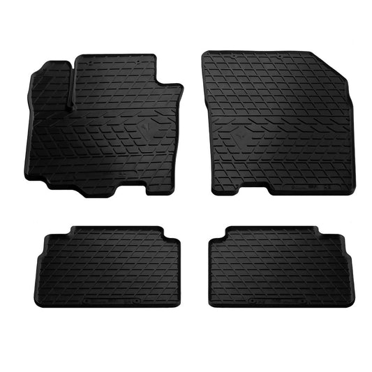 Rubber Floor Mats (4 pcs, Stingray Premium) for Suzuki SX4 2016-2021 - image 1