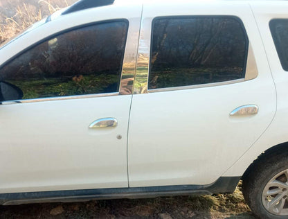 Chrome Door Handle Covers (4 pcs, Stainless Steel) for Dacia Duster 2018-2024 - image 1