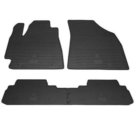 Rubber mats (4 pcs, Stingray Premium) for Toyota Highlander 2008-2013 - Reelken Auto