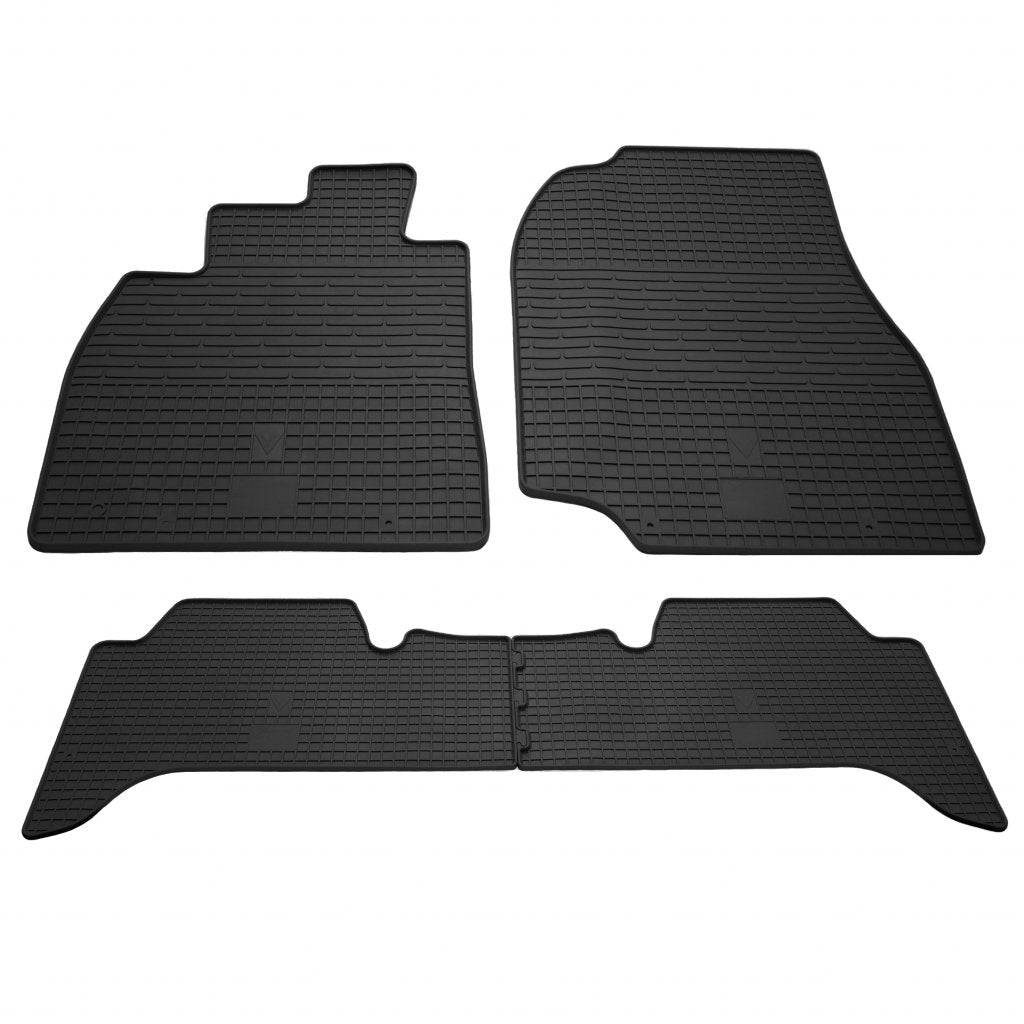 Rubber Floor Mats (4 pcs, Stingray Premium) for Toyota Land Cruiser 100 1998-2007 - image 1