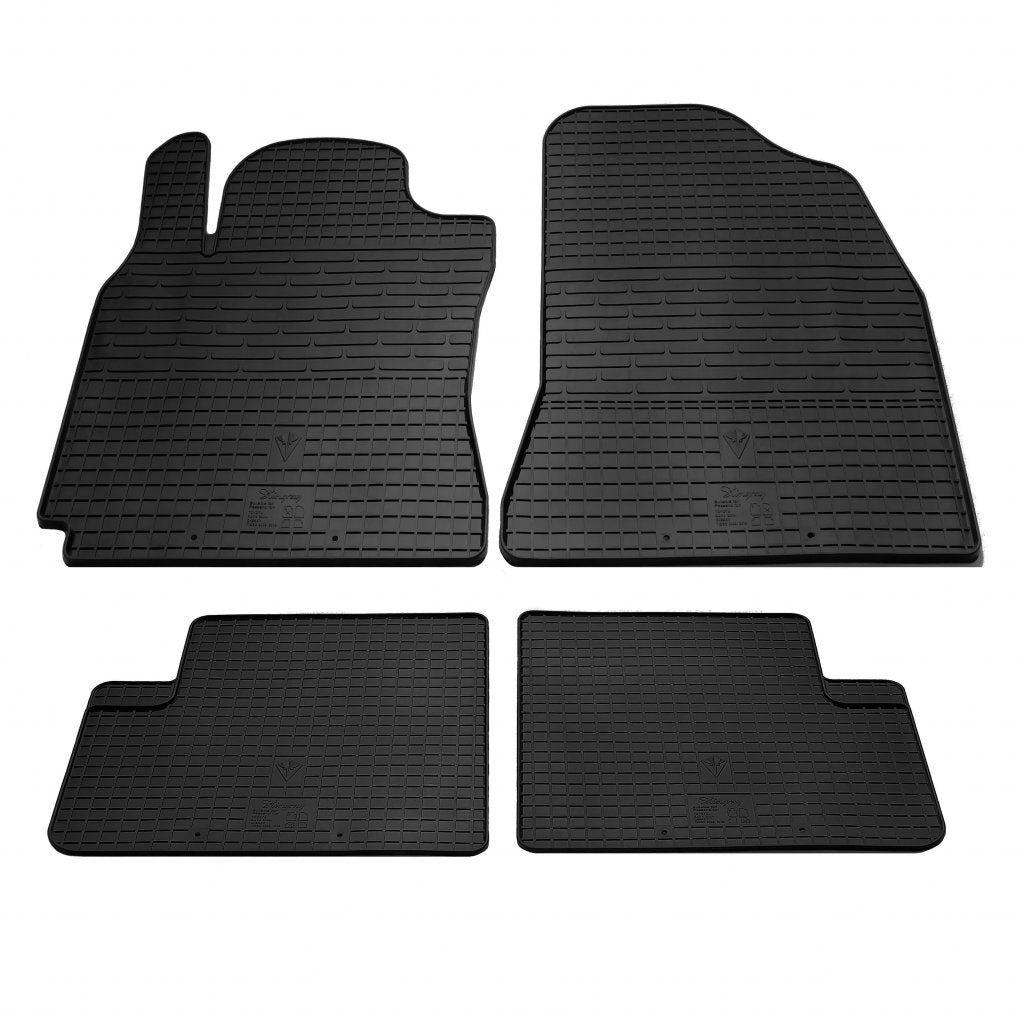 Rubber Floor Mats (4 pcs, Stingray Premium) for Chery Tiggo 1 2005-2016 - image 1