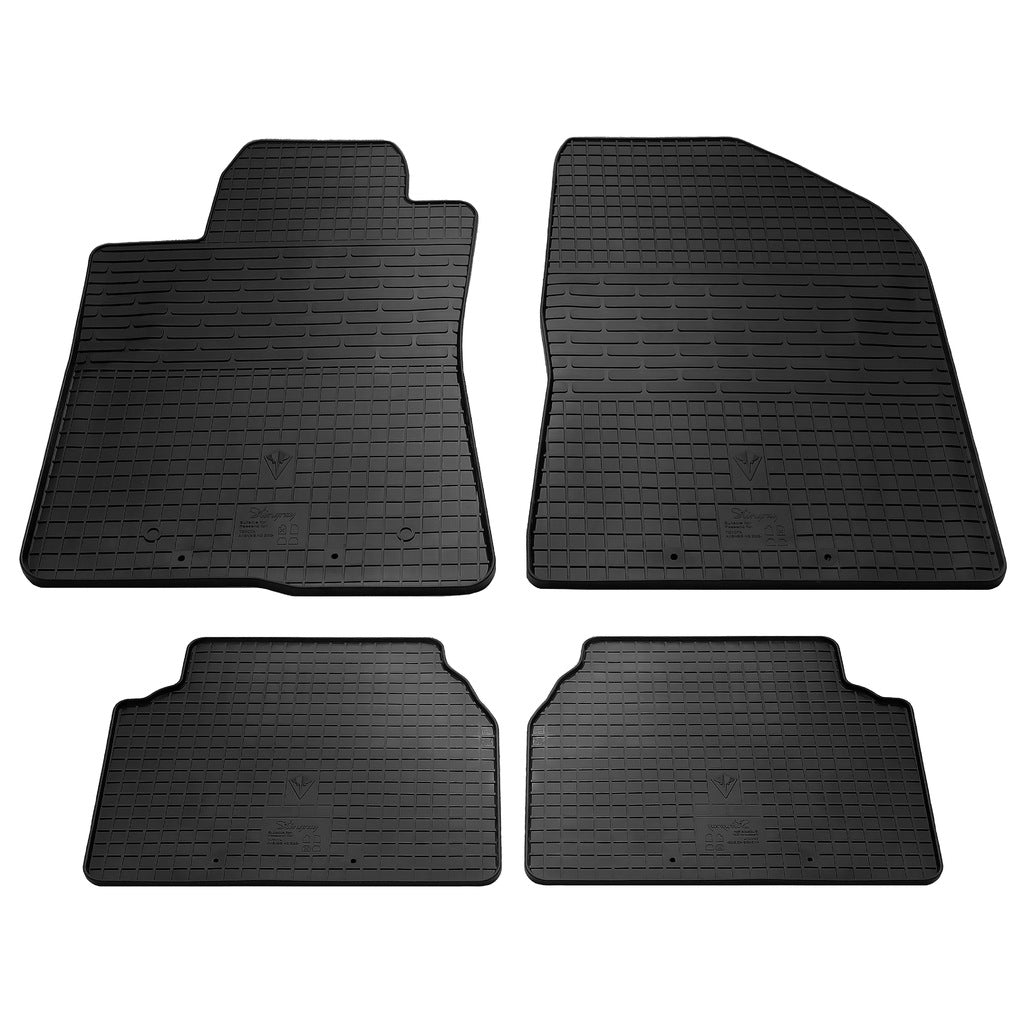 Rubber Floor Mats (4 pcs, Stingray Premium) for Toyota Avensis 2003-2009 - image 1
