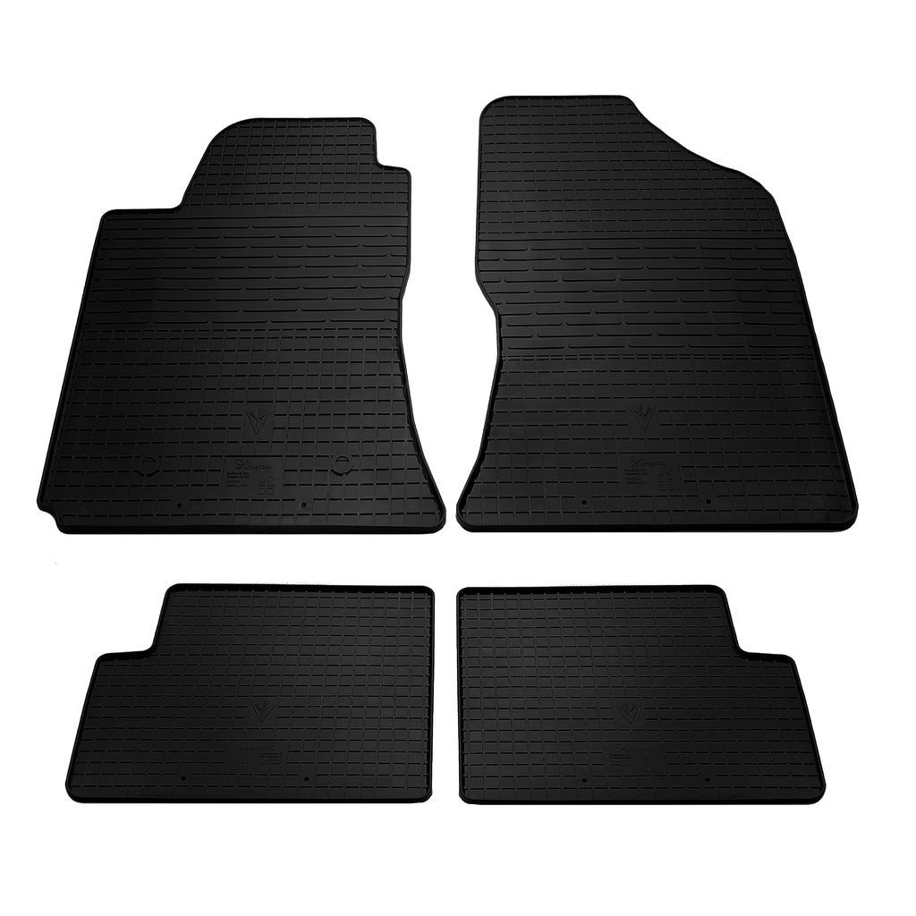 Rubber Floor Mats (4 pcs, Stingray Premium) for Toyota Corolla 2002-2007 - image 1