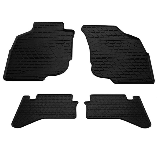 Rubber mats (4 PCs, Premium Stingray) for Toyota Hilux 2006-2015 - Reelken Auto