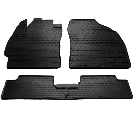 Rubber Floor Mats (4 pcs, Stingray Premium) for Toyota Corolla 2007-2013 - image 1