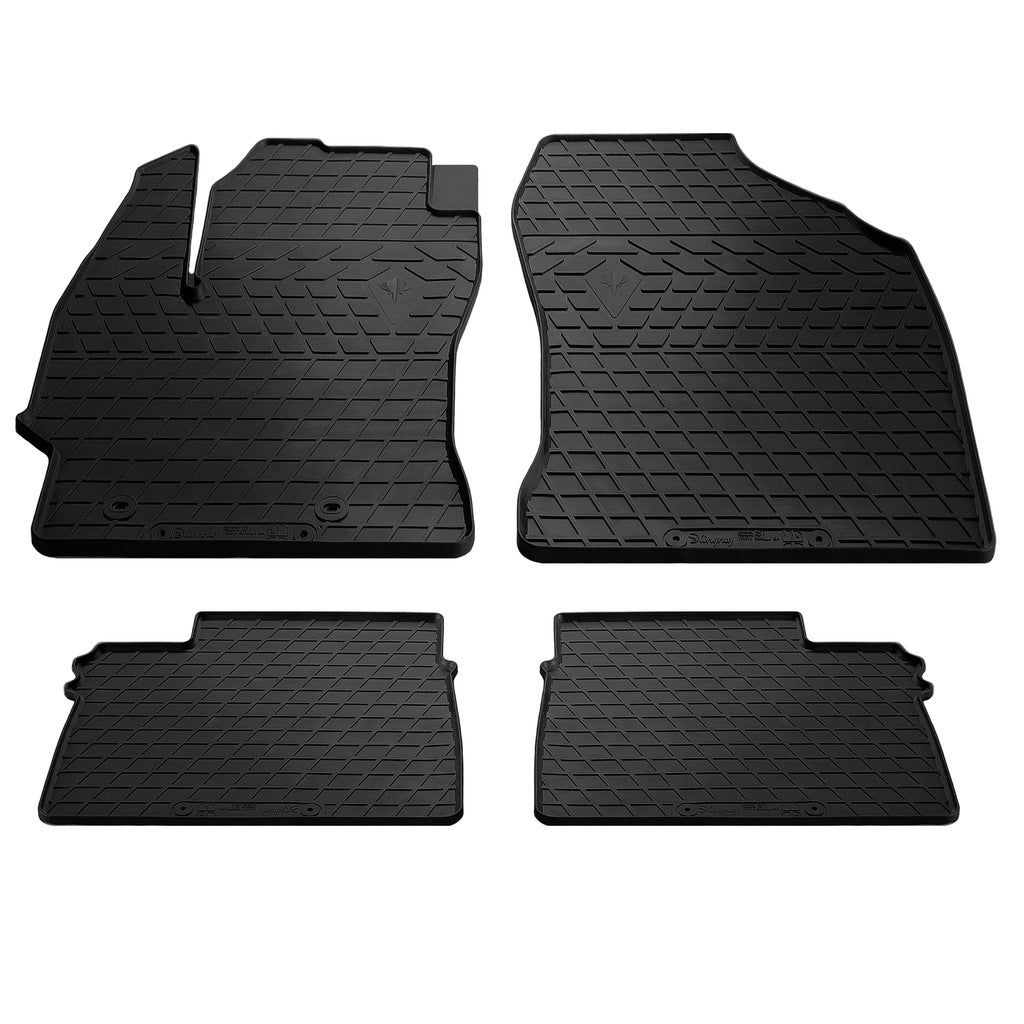 Rubber Floor Mats (4 pcs, Stingray Premium) for Toyota Corolla 2013-2019 - image 1
