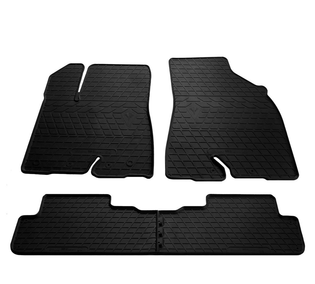 Rubber Floor Mats (4 pcs, Stingray Premium) for Toyota Highlander 2013-2019 - image 1
