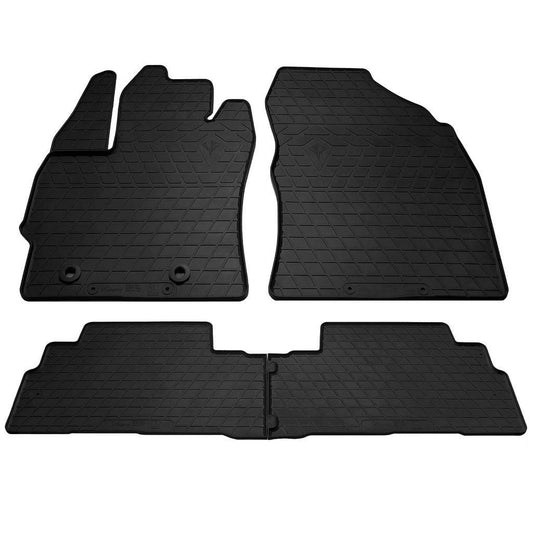 Rubber mats (4 PCs, Premium Stingray) for Toyota Verso 2009↗ year - Reelken Auto