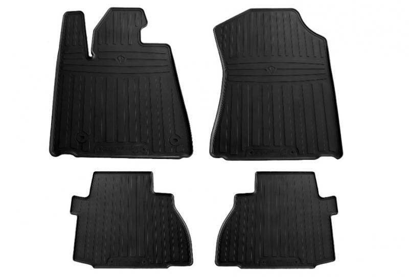 Rubber Floor Mats (Stingray Premium) for Toyota Tundra 2007-2021 - image 1