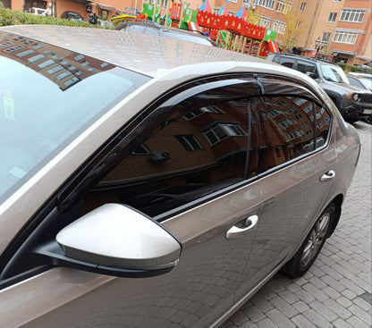 Liftback Wind Deflectors (4 pcs, Sunplex Sport) for Skoda Octavia III A7 2013-2019 - image 3