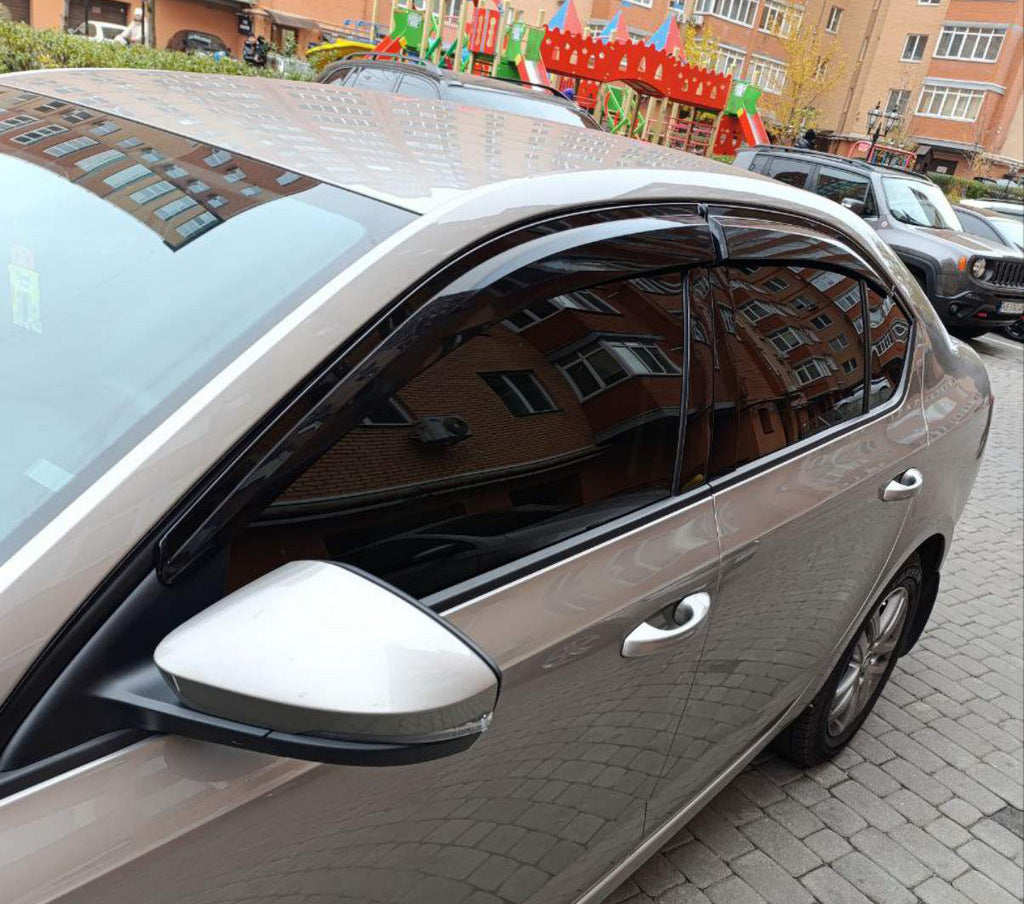 Liftback Wind Deflectors (4 pcs, Sunplex Sport) for Skoda Octavia III A7 2013-2019 - image 3