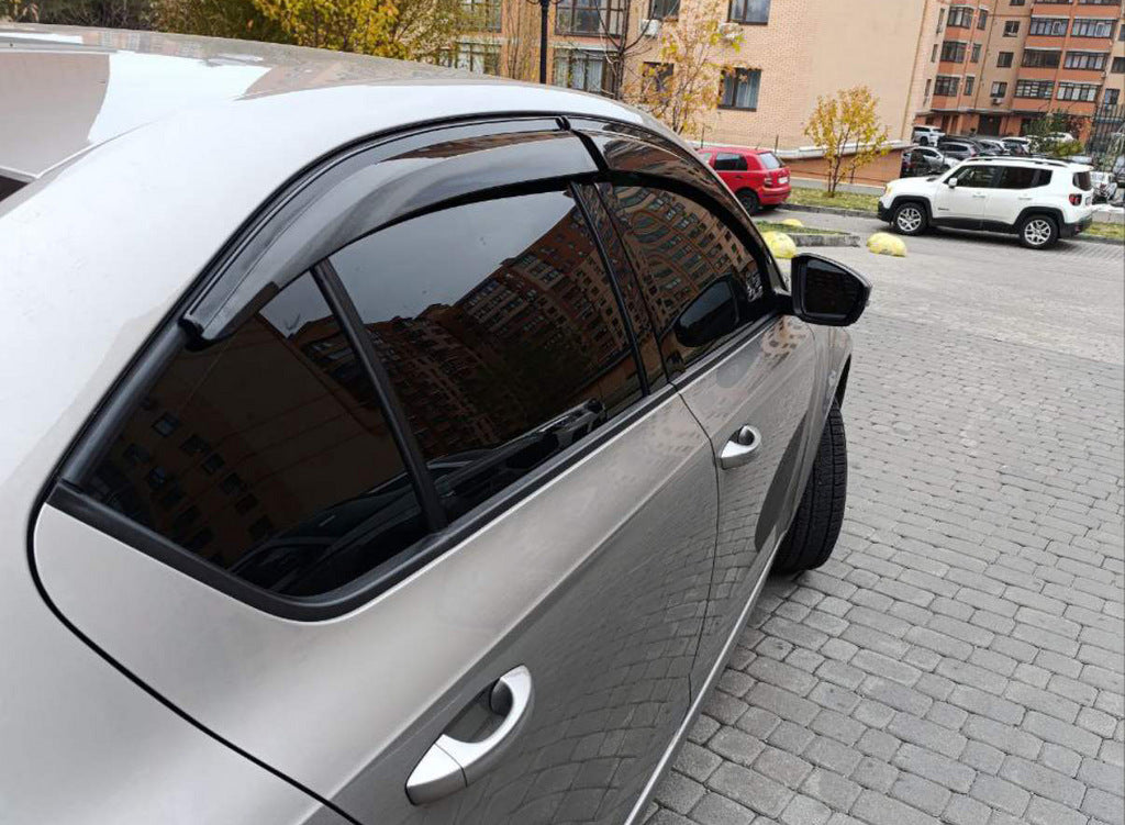 Liftback Wind Deflectors (4 pcs, Sunplex Sport) for Skoda Octavia III A7 2013-2019 - image 4