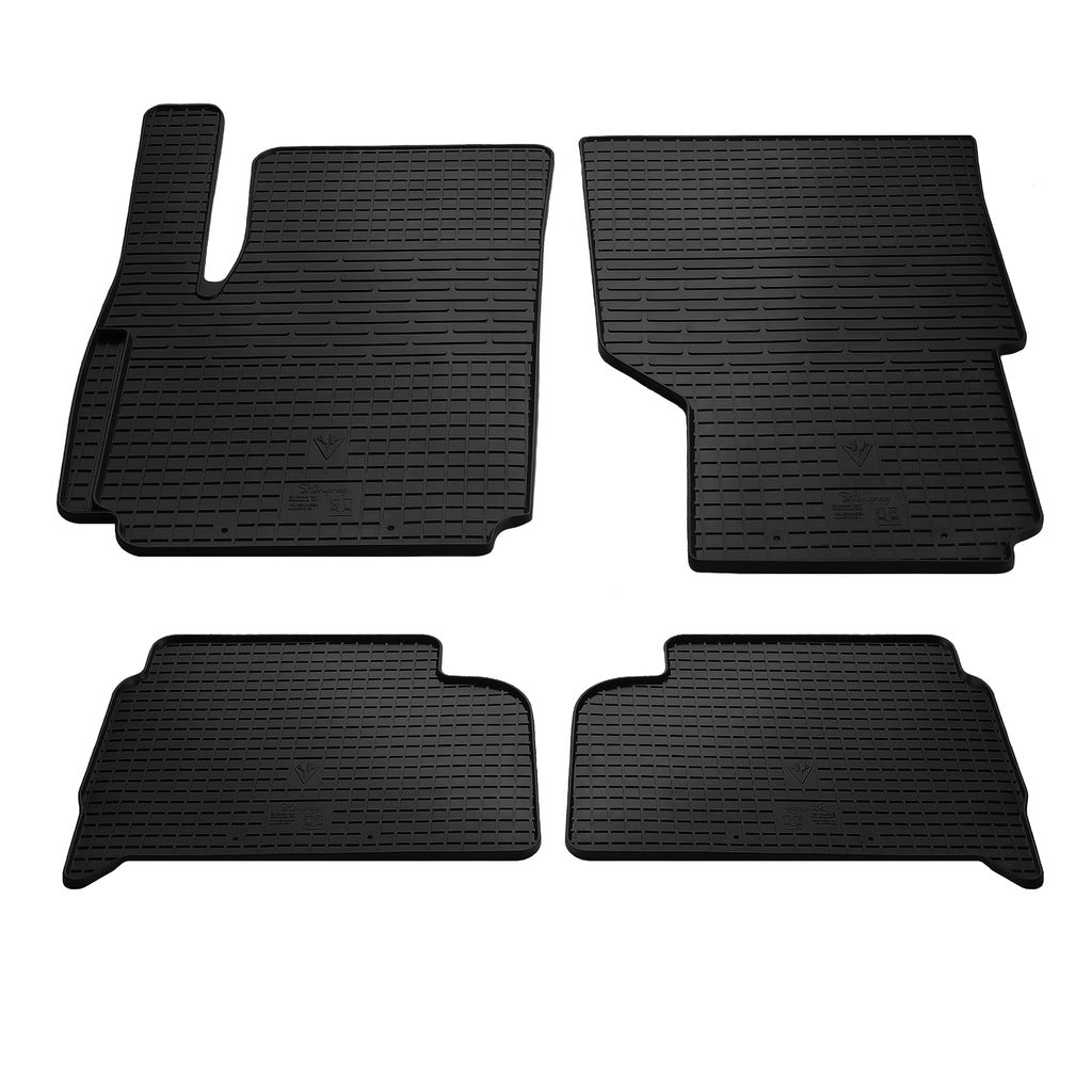 Rubber Floor Mats (4 pcs, Stingray Premium) for Volkswagen Amarok 2010-2022 - image 1
