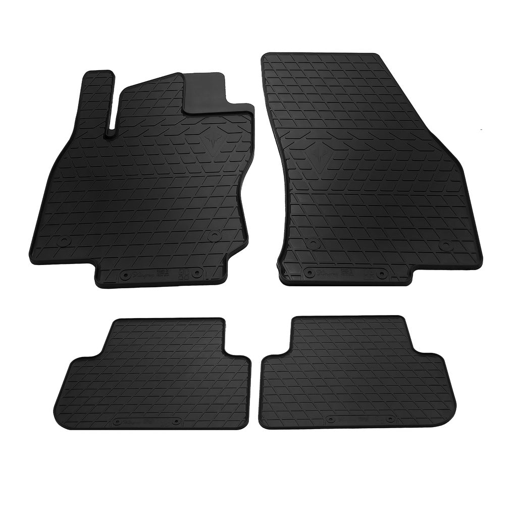 Rubber Floor Mats (4 pcs, Stingray Premium) for Volkswagen Tiguan 2016-2023 - image 1