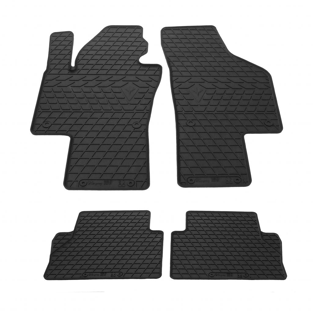 Rubber Floor Mats (4 pcs, Stingray Premium) for Volkswagen Sharan 2010-2023 - image 1