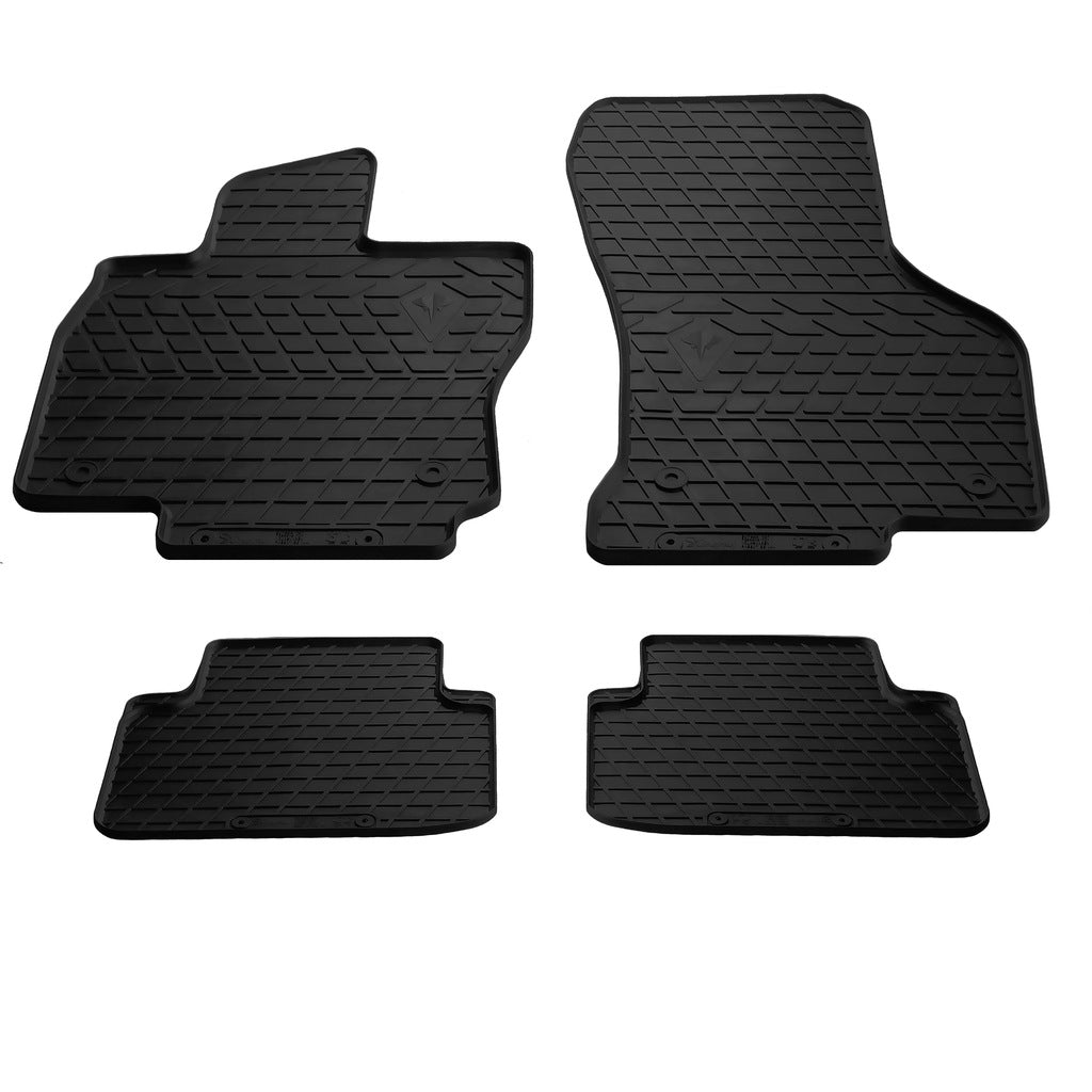 Rubber Floor Mats (4 pcs, Stingray Premium) for Volkswagen Passat B8 2015-2023 - image 1