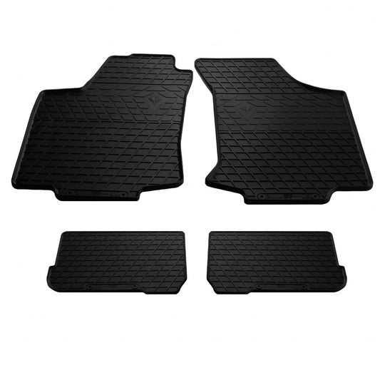 Rubber Floor Mats (4 pcs, Stingray Premium) for Volkswagen Vento 1992-1998 - image 1