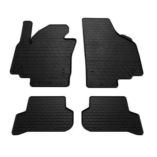 Rubber mats (4 PCs, Premium Stingray) for Skoda Yeti 2009-2017 - Reelken Auto