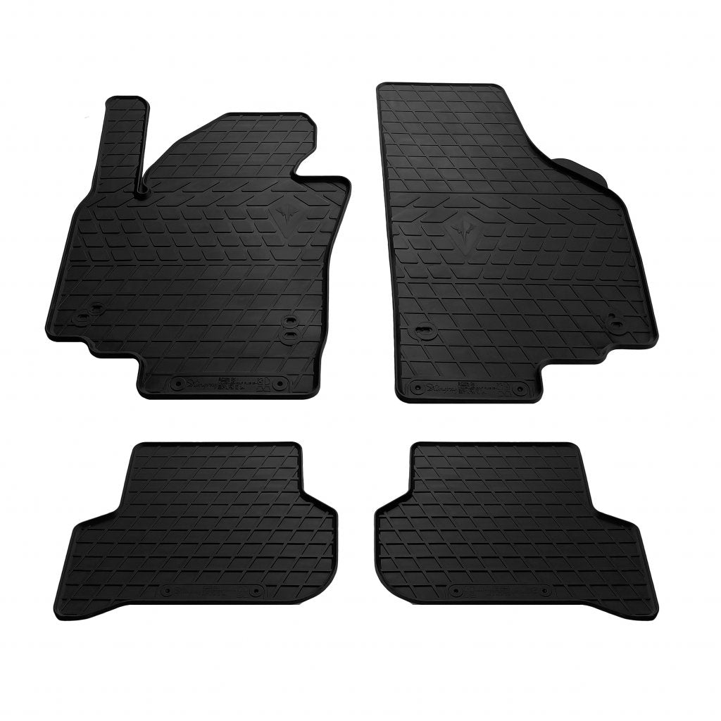 Rubber Floor Mats (4 pcs, Stingray Premium) for Skoda Yeti 2009-2017 - image 1